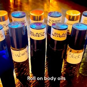 Scented Roll On Body Oils